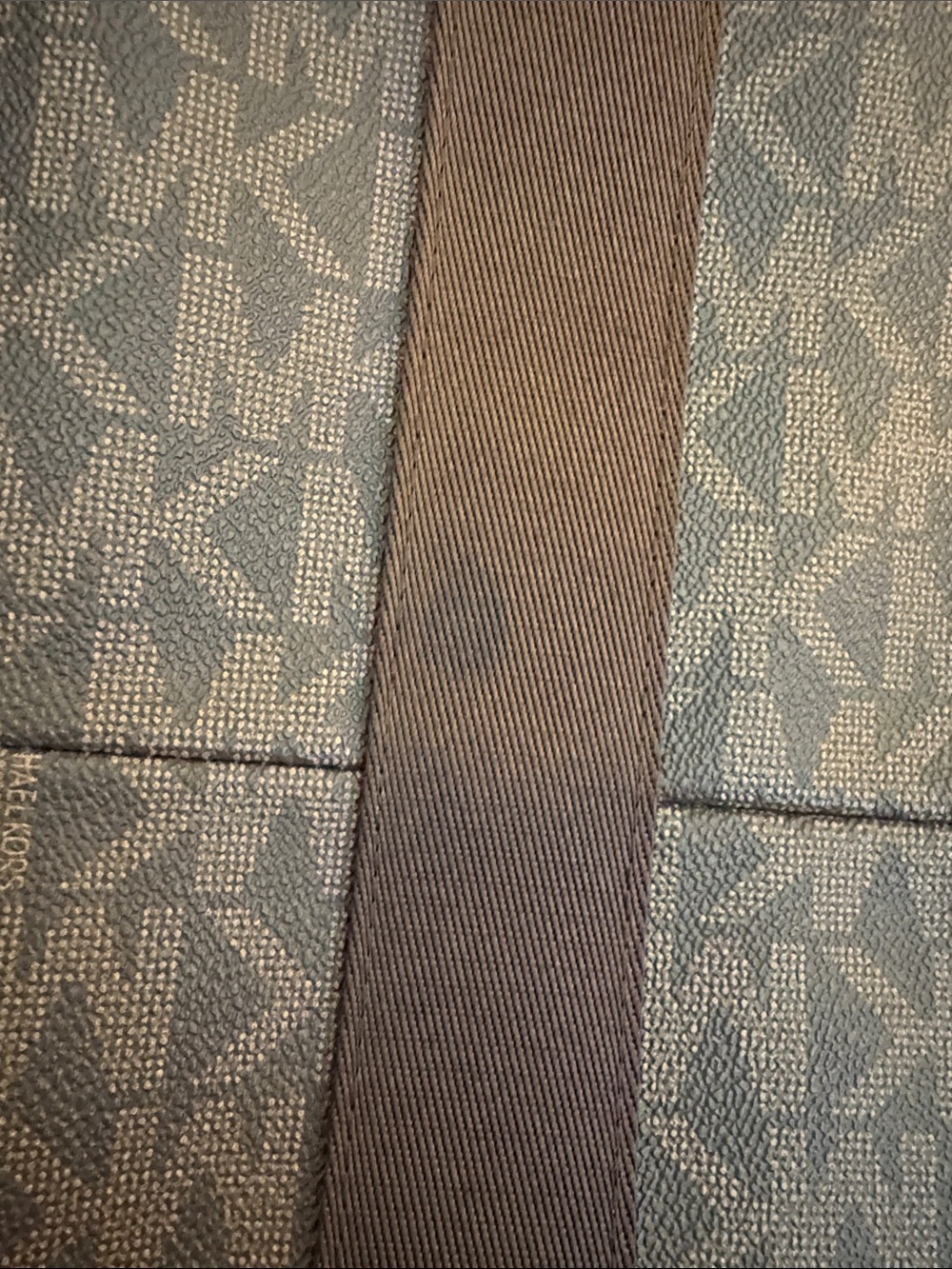 Michael Kors Brown Signature MK Canvas Duffel - Picture 12 of 13